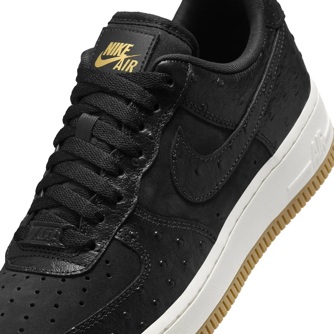 Nike Air Force 1 Low Black Ostrich 5