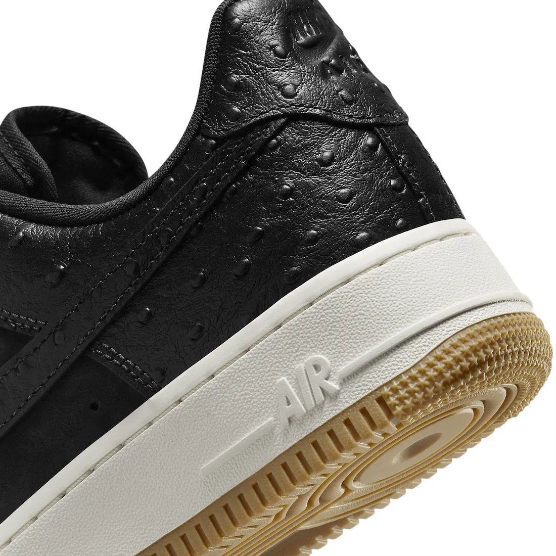 Nike Air Force 1 Low Black Ostrich 6