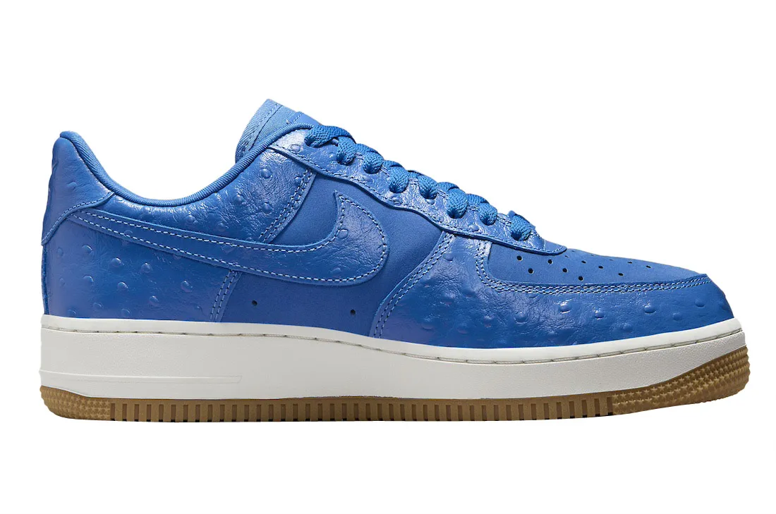 Nike Air Force 1 Low Blue Ostrich 1