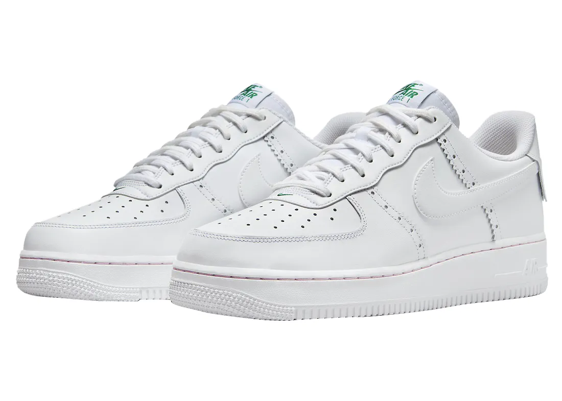 Nike Air Force 1 Low Brogue White 0