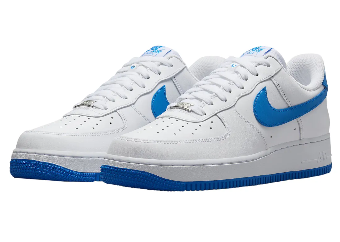 Nike Air Force 1 Low EasyOn White Hyper Royal 0