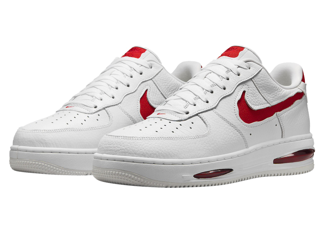 Nike Air Force 1 Low Evo White University Red 0