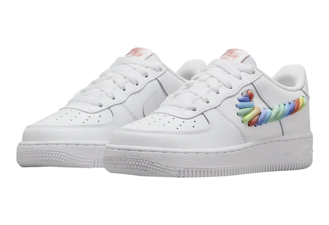 Nike Air Force 1 Low GS Rainbow Swoosh 0