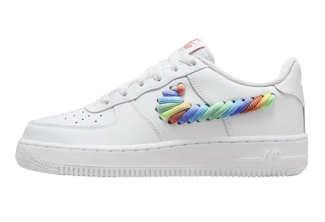 Nike Air Force 1 Low GS Rainbow Swoosh swoosh