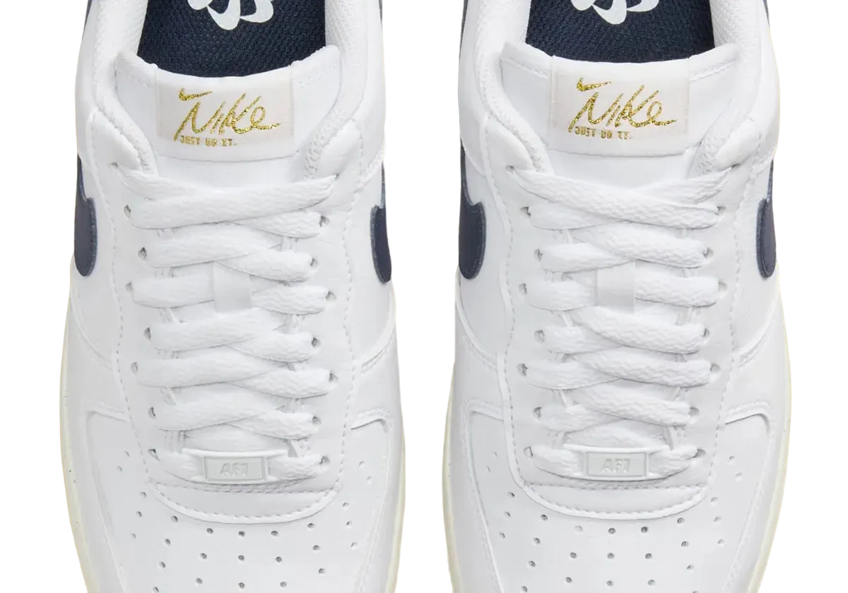 Nike Air Force 1 Low Olympic White Navy 6