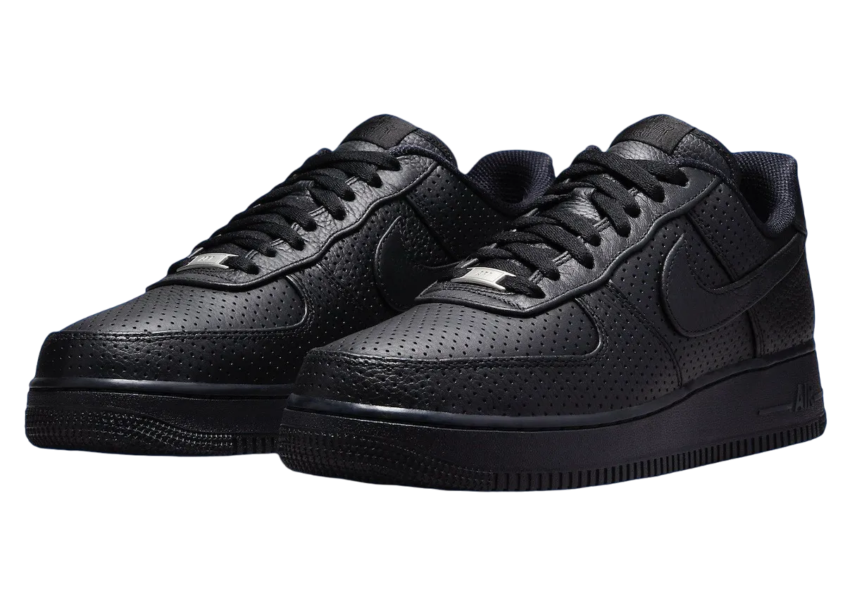 Nike Air Force 1 Low Perforated Black 0