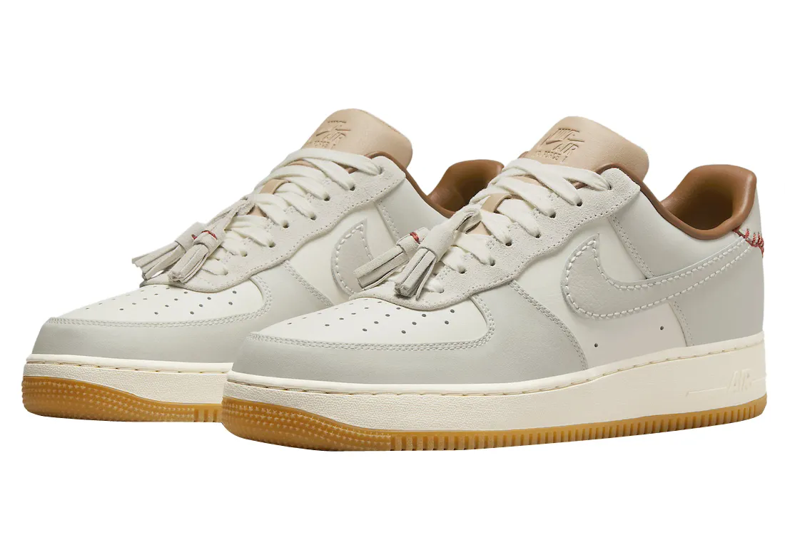 Nike Air Force 1 Low Tassels Light Bone 0