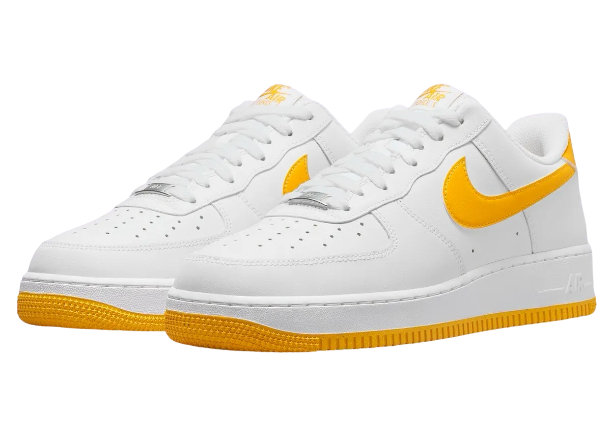 Nike Air Force 1 Low White University Gold 0