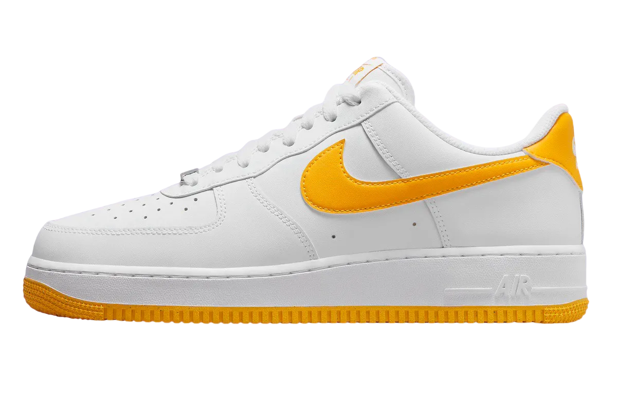 Nike Air Force 1 Low White University Gold gold