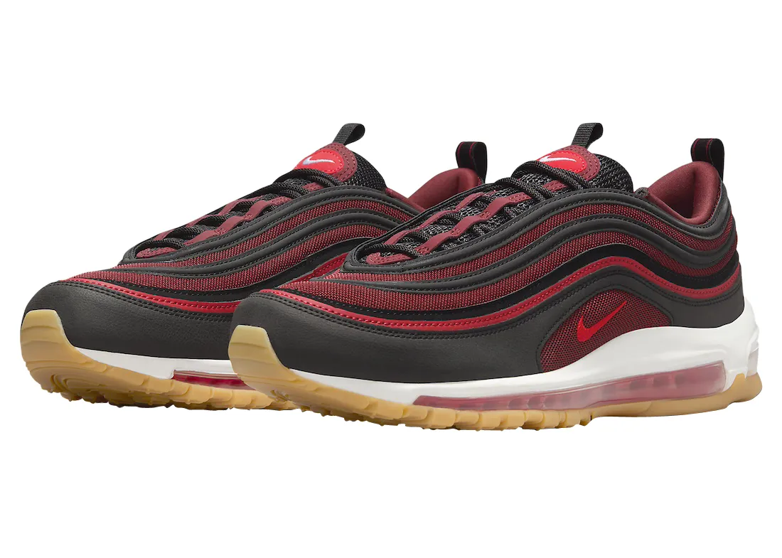 Nike Air Max 97 Black Team Scarlet 0