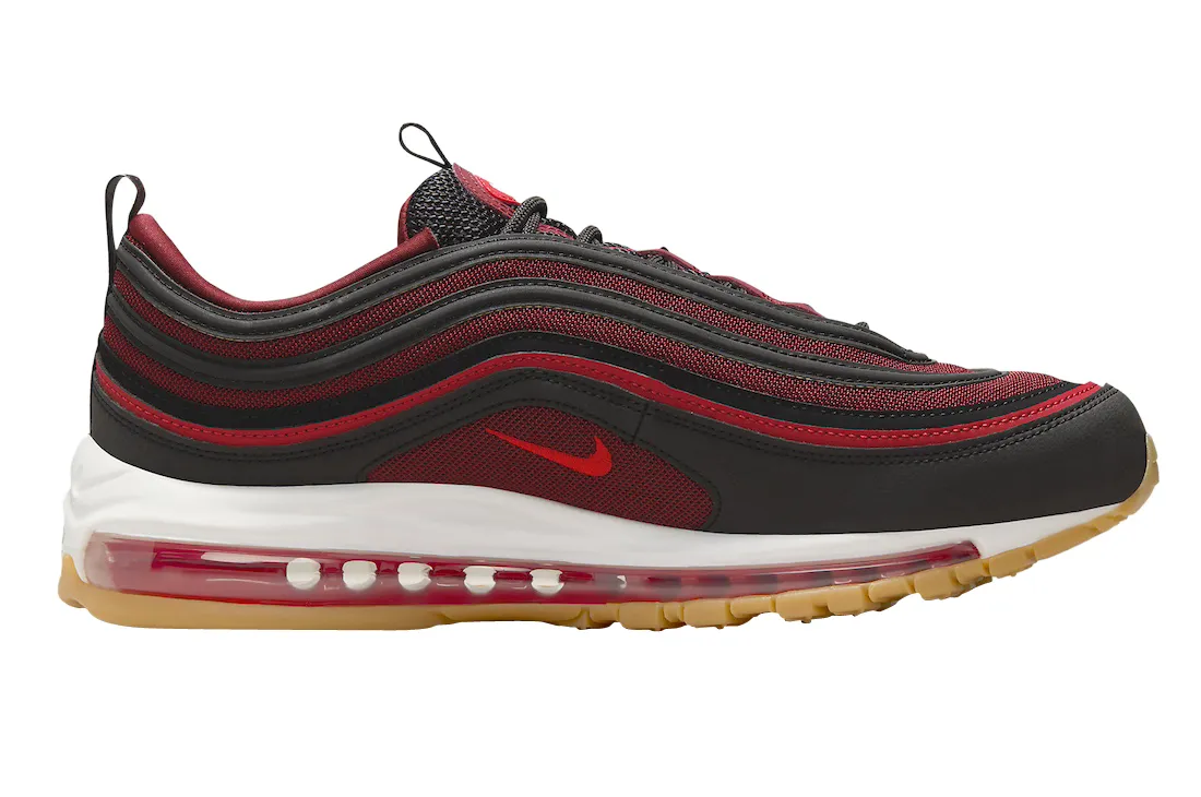 Nike Air Max 97 Black Team Scarlet 1