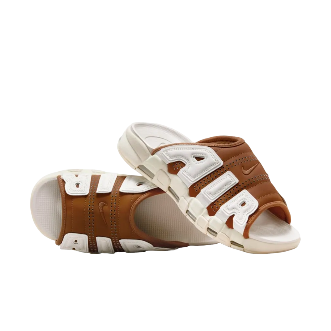 Nike Air More Uptempo Slide Brown Sail 3