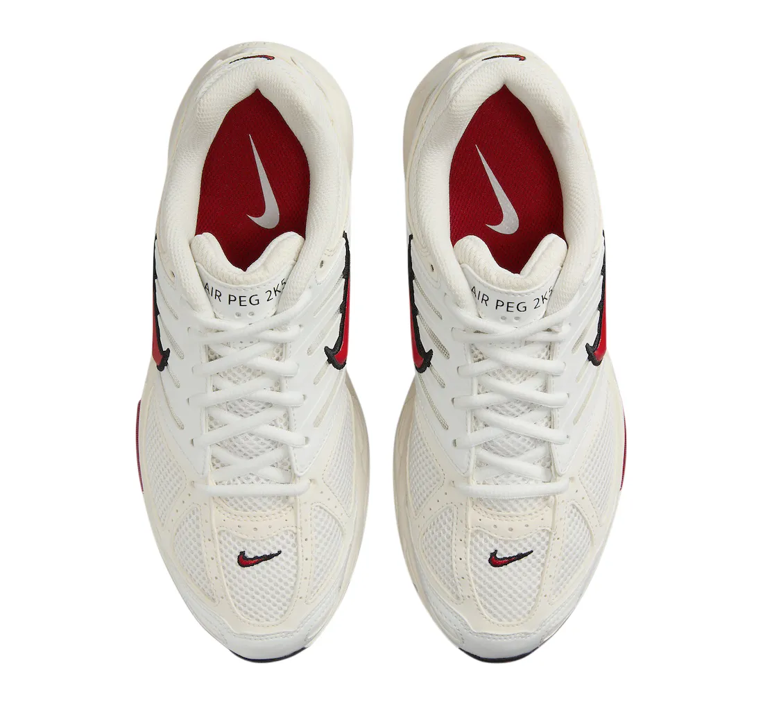 Nike Air Pegasus 2K5 WMNS White Gym Red 2