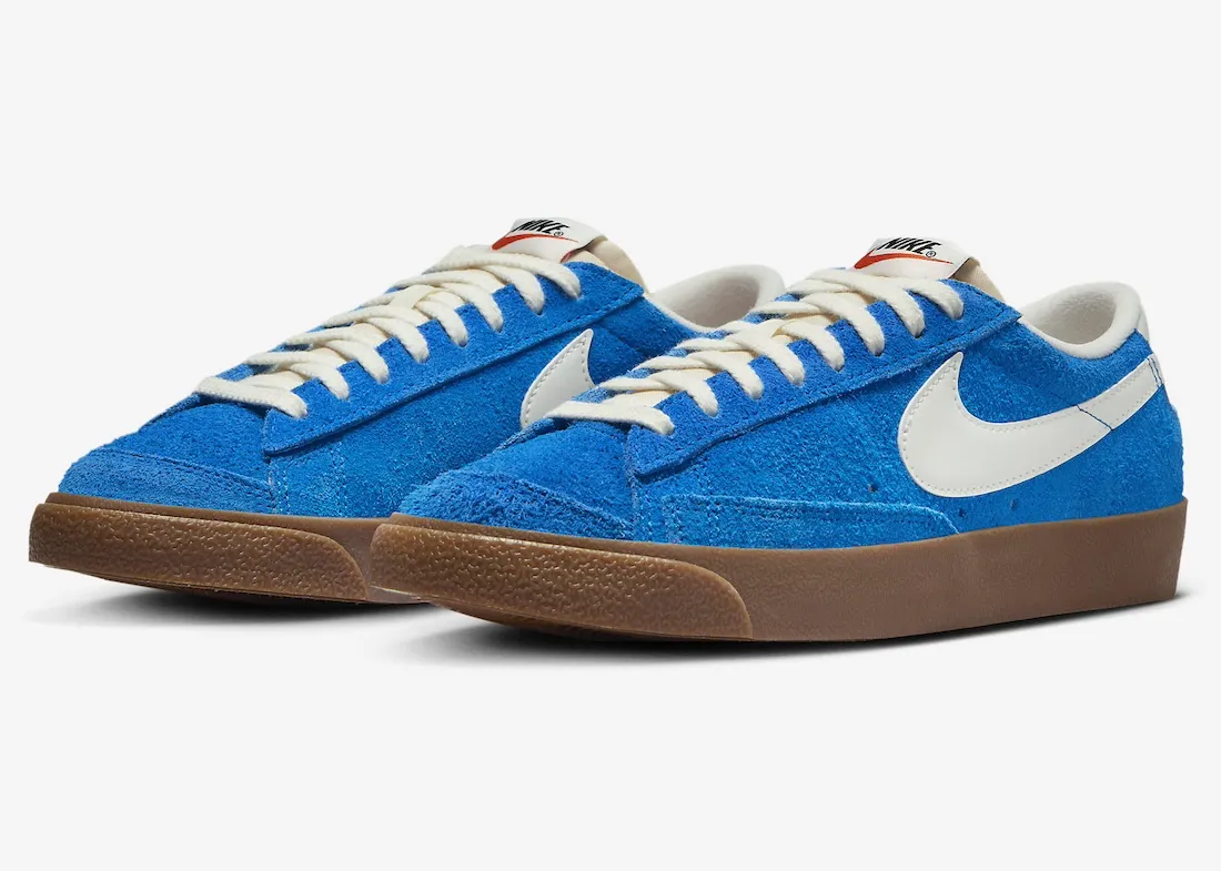 Nike Blazer Low 77 Blue Suede 0