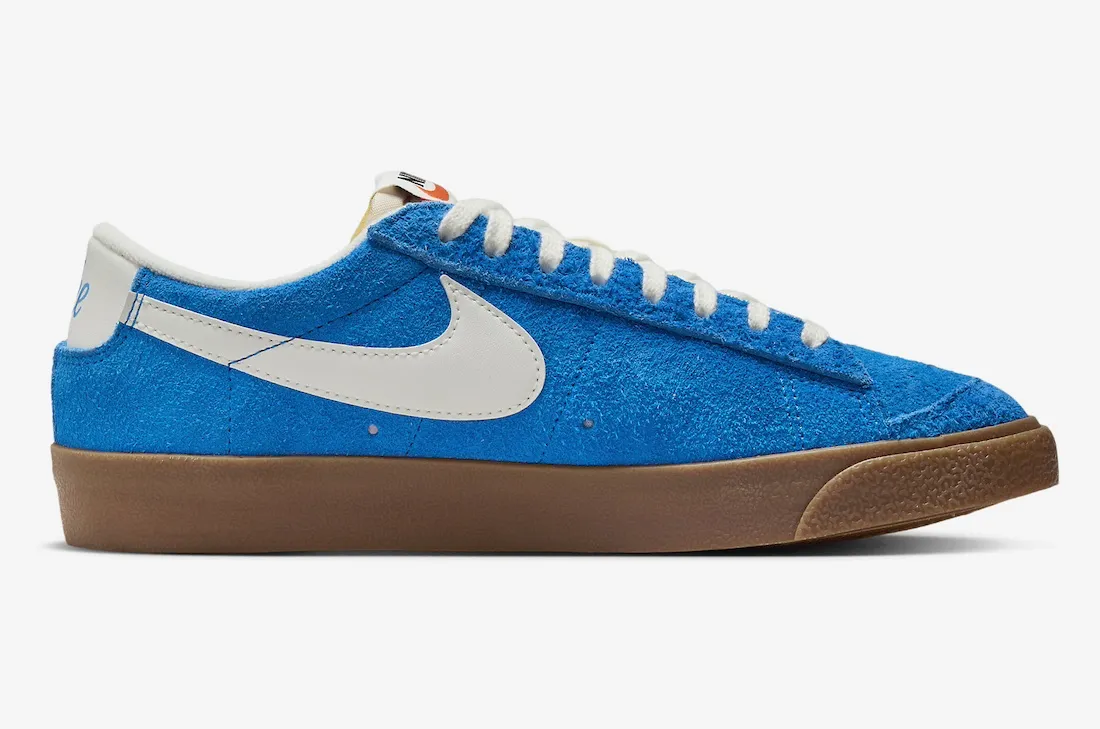 Nike Blazer Low 77 Blue Suede 1