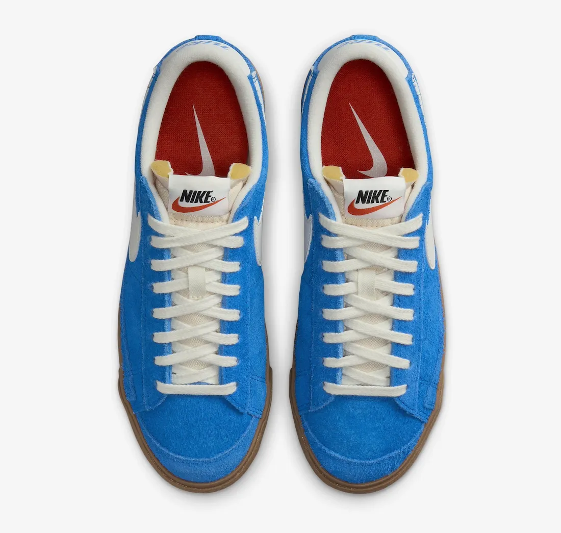 Nike Blazer Low 77 Blue Suede 2