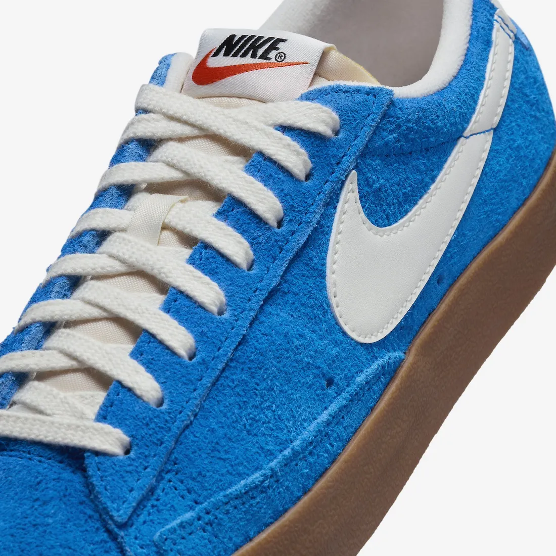 Nike Blazer Low 77 Blue Suede 5