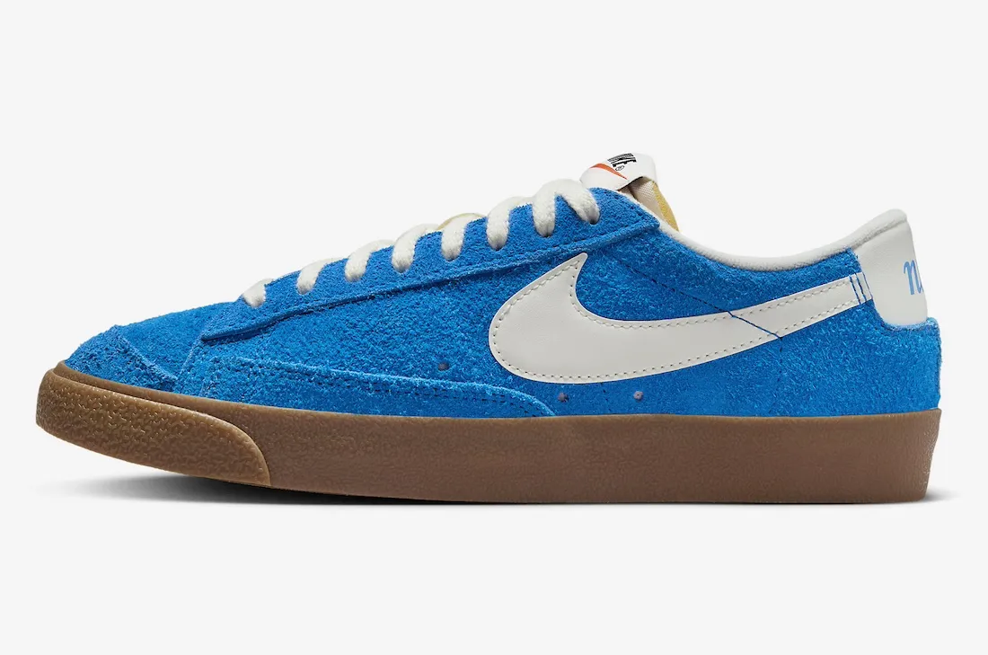 Nike Blazer Low 77 Blue Suede suede