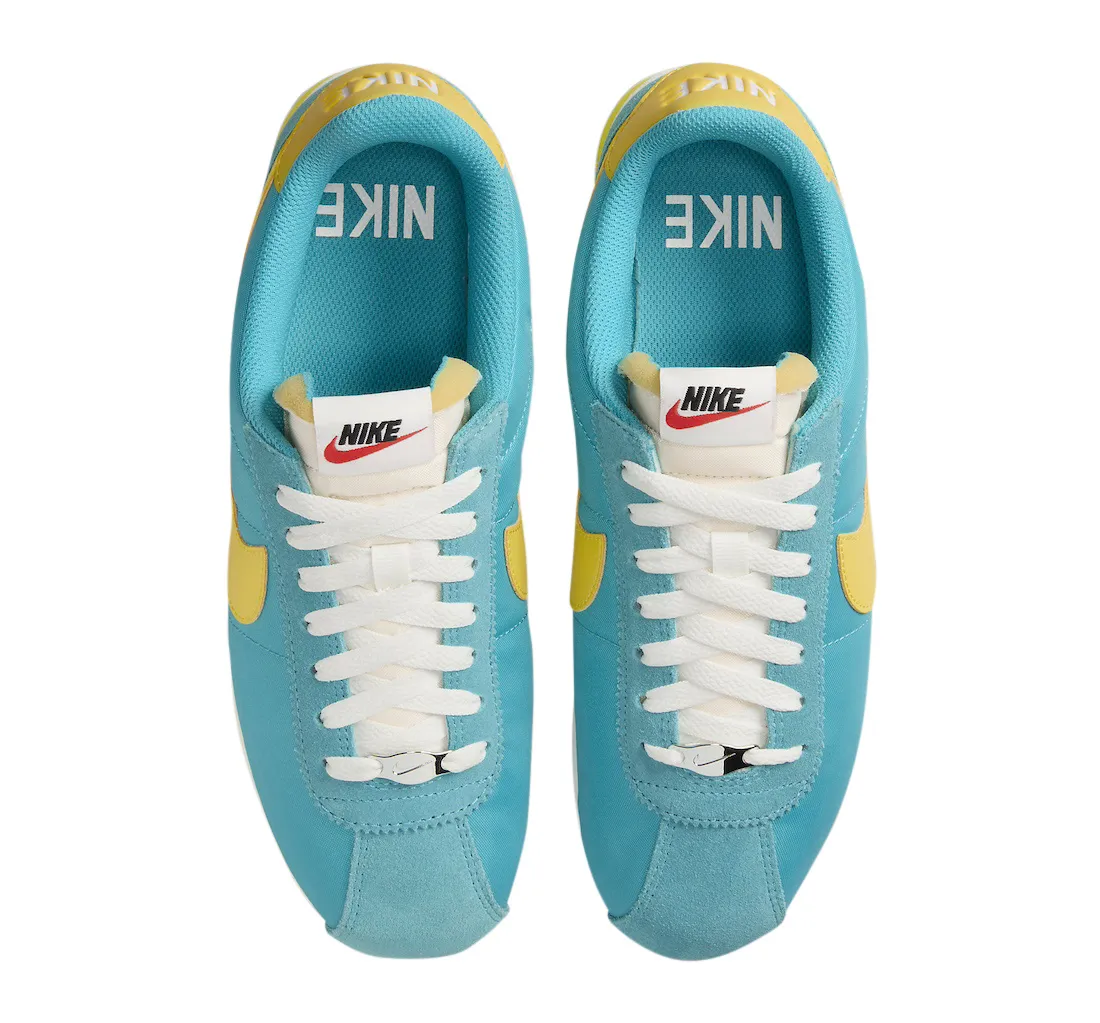 Nike Cortez Nylon Bleached Aqua 2