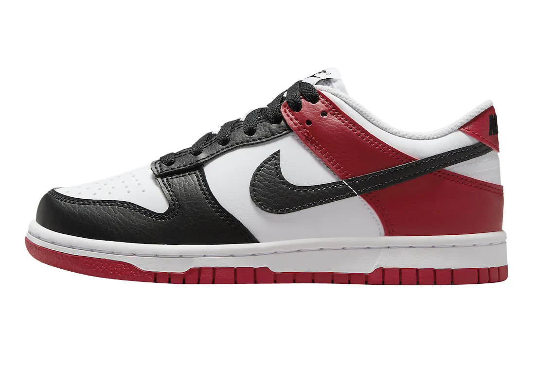 Nike Dunk Low GS Black Toe toe