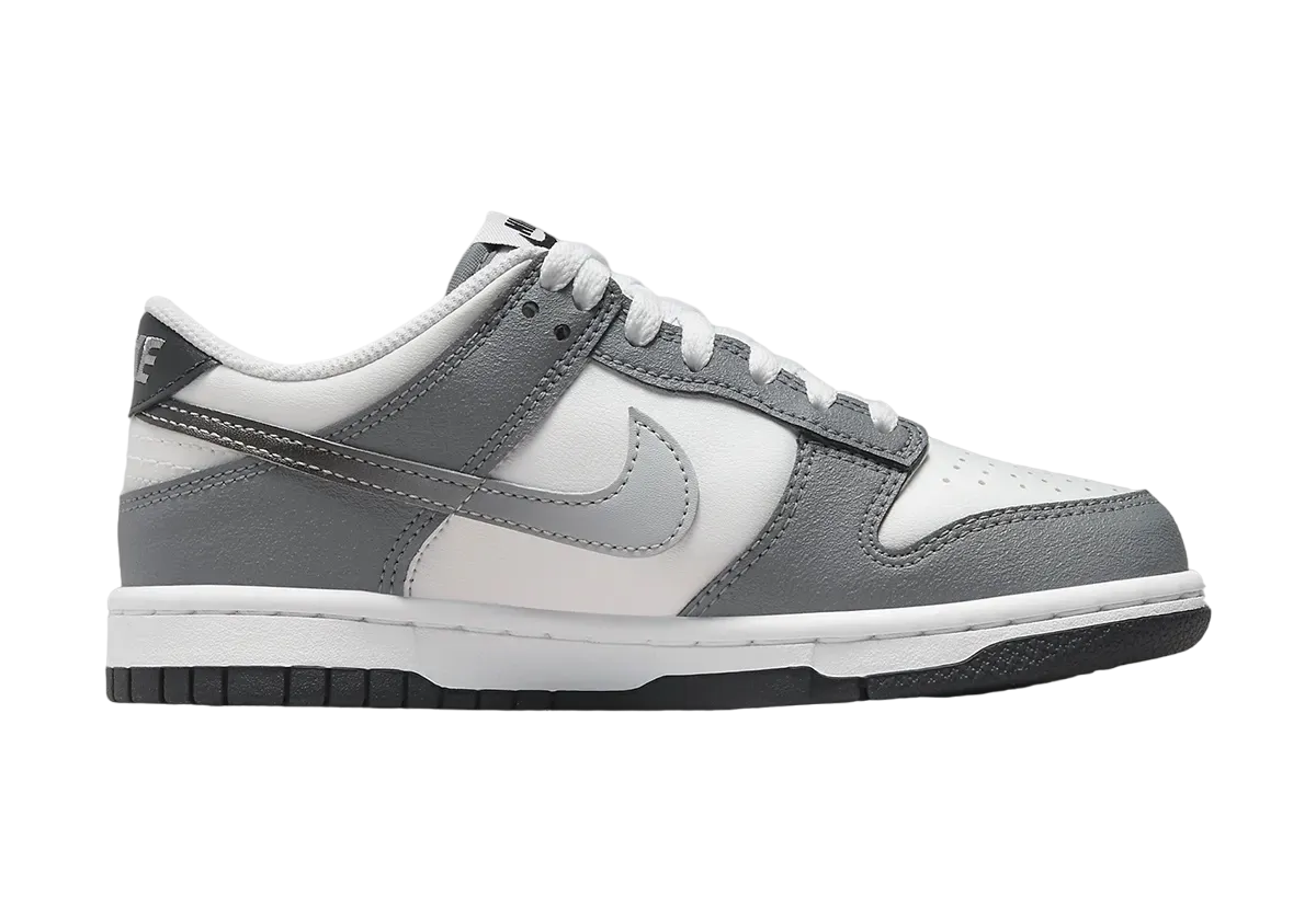 Nike Dunk Low GS Grey Gradient Swoosh 1