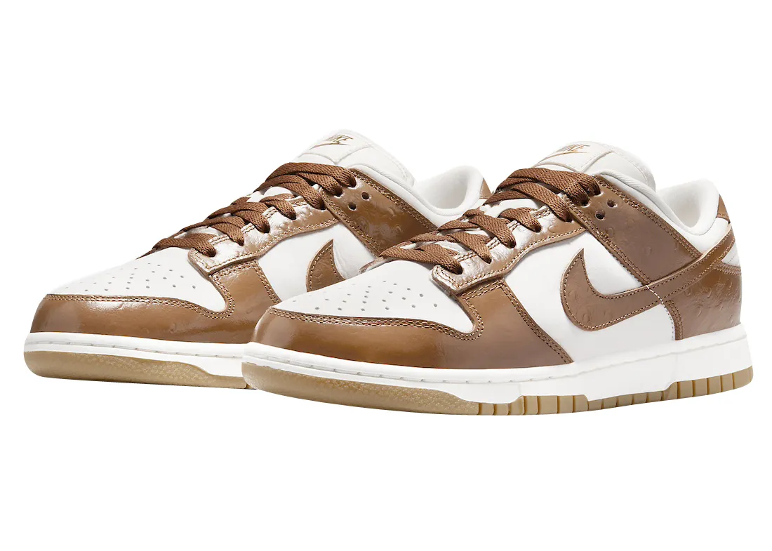 Nike Dunk Low LX WMNS Brown Ostrich 0