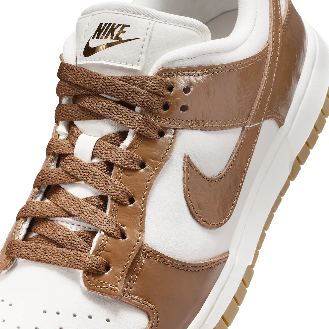 Nike Dunk Low LX WMNS Brown Ostrich 5