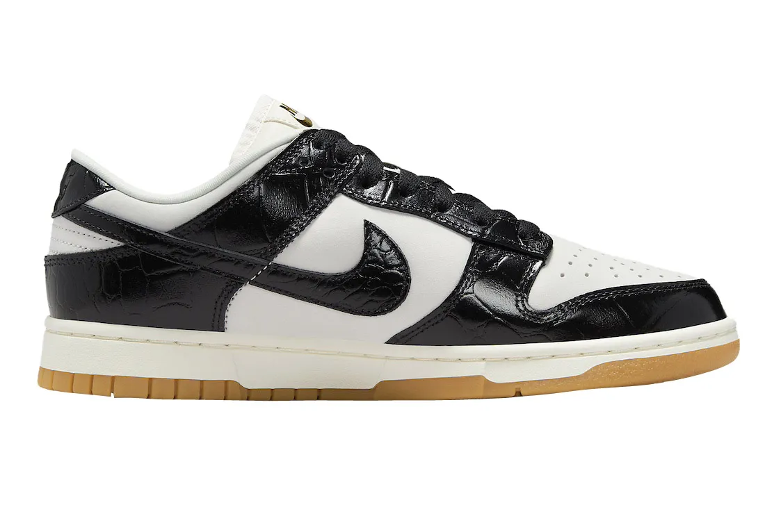 Nike Dunk Low WMNS Black Croc 1