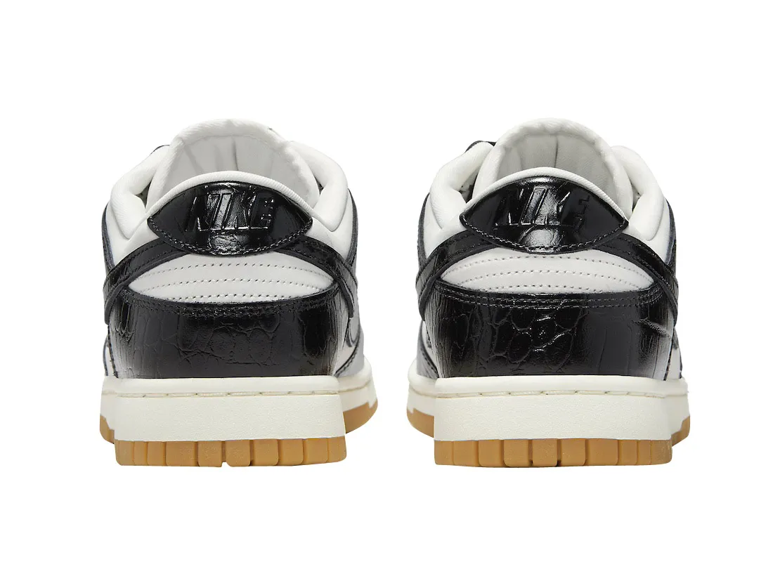 Nike Dunk Low WMNS Black Croc 3