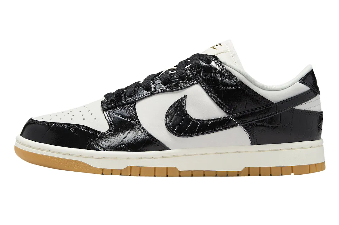 Nike Dunk Low WMNS Black Croc croc