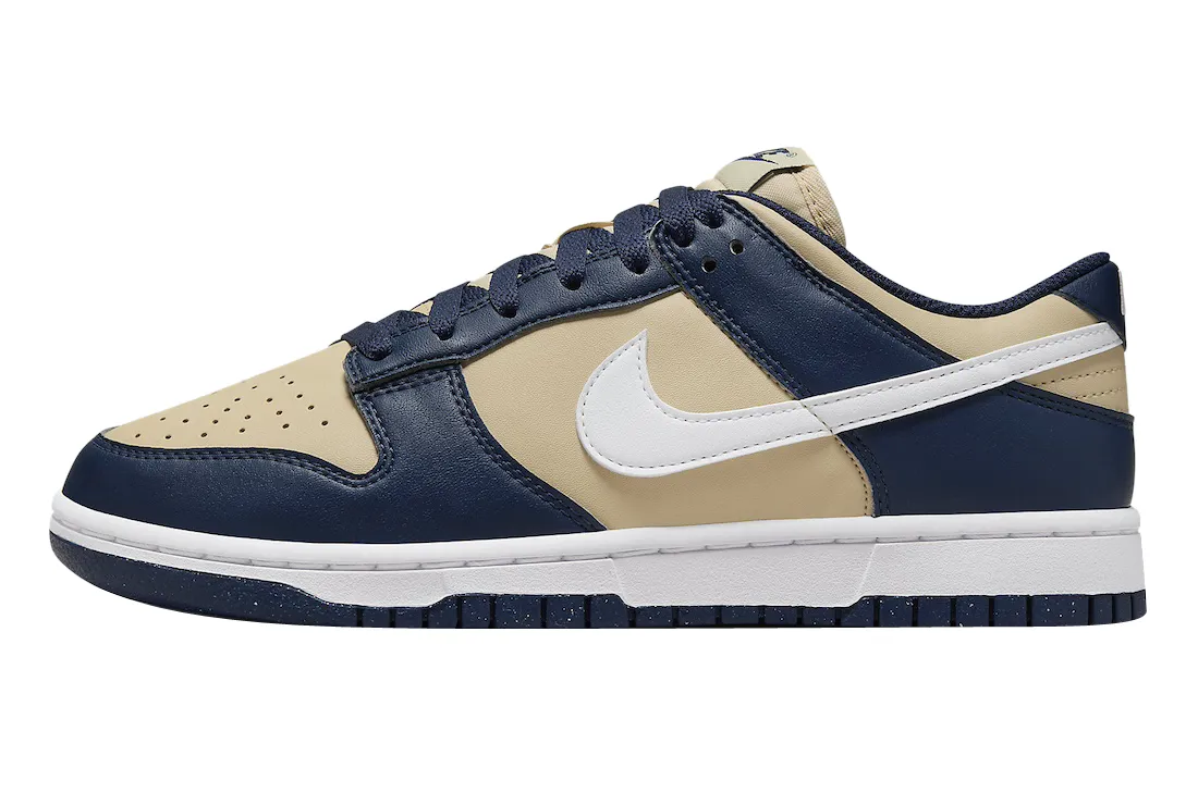 Nike Dunk Low WMNS Next Nature Midnight Navy Team Gold gold