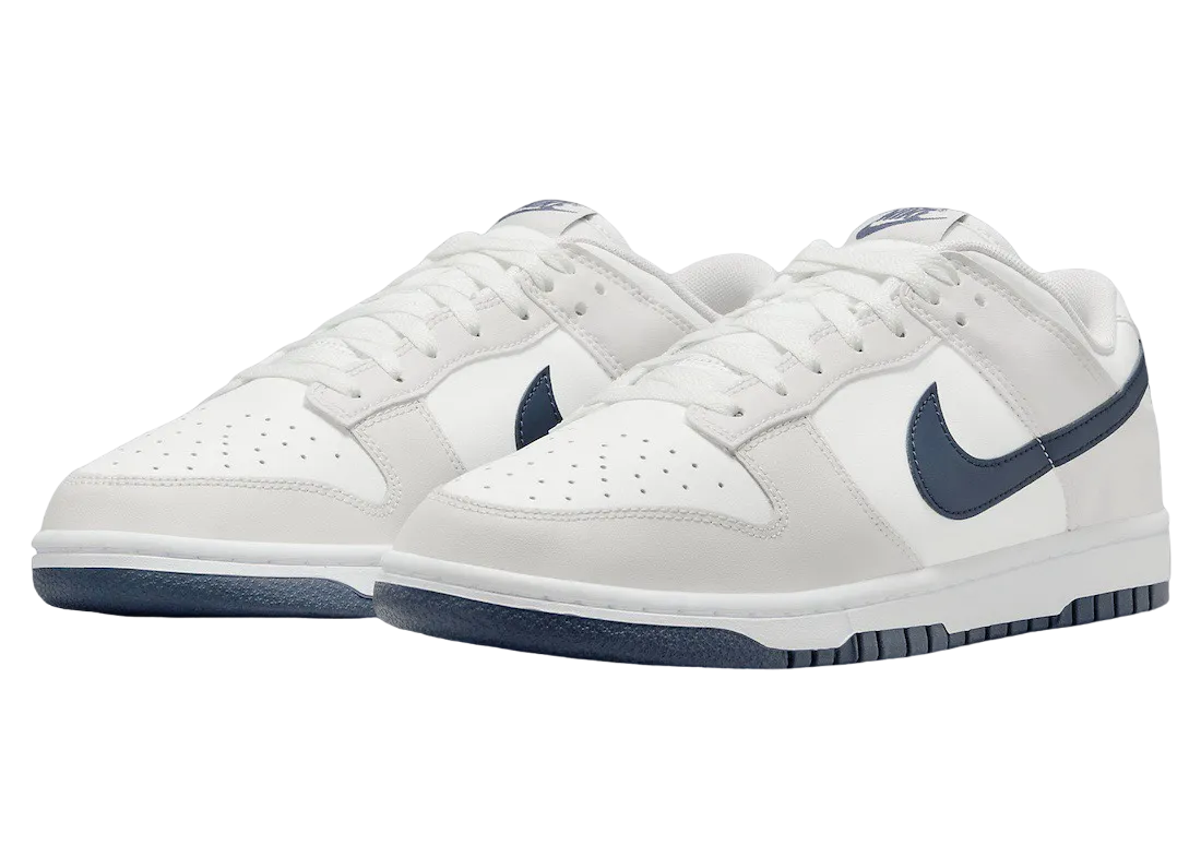 Nike Dunk Low White Midnight Navy 0