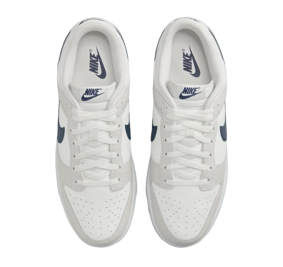 Nike Dunk Low White Midnight Navy 2