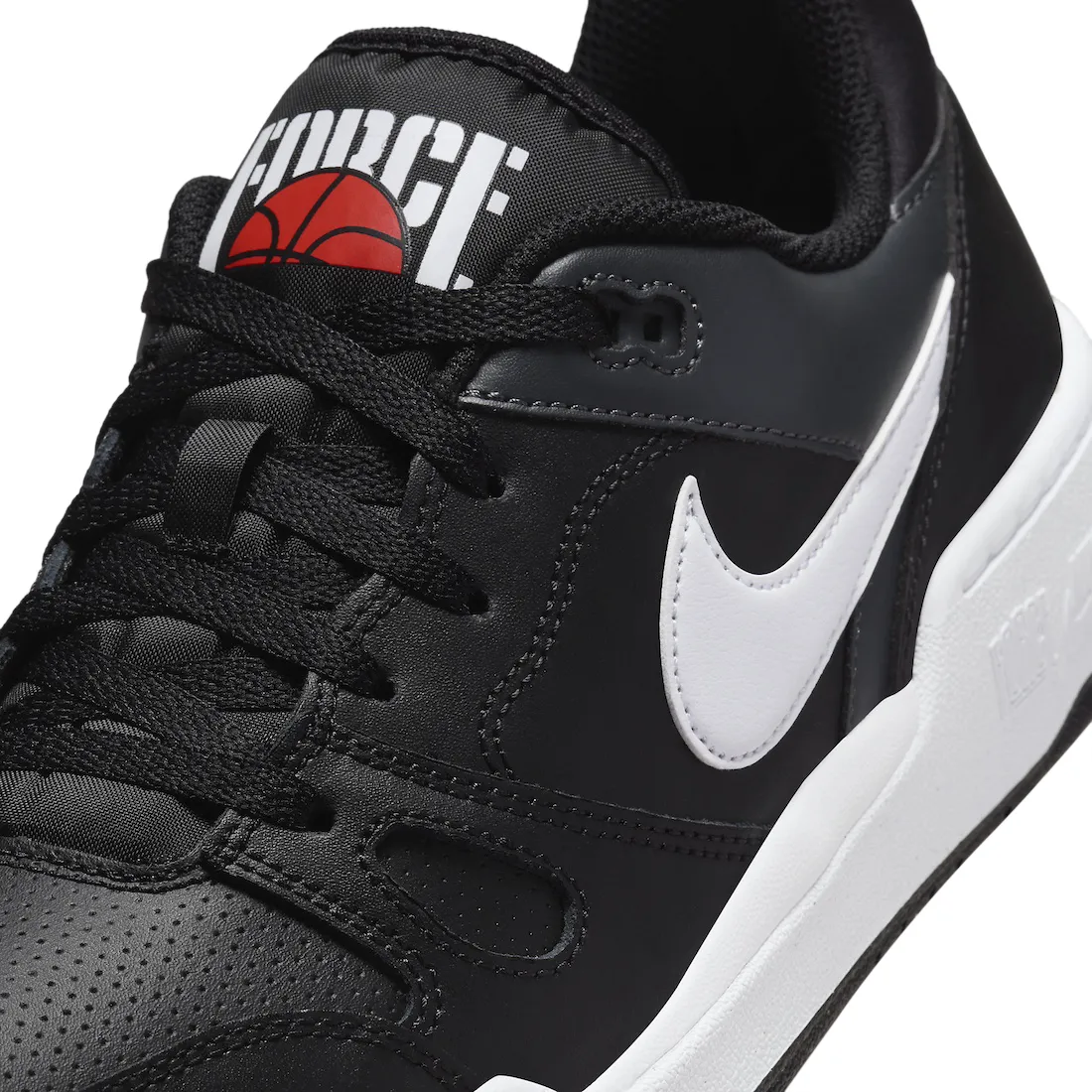 Nike Full Force Low Black White 5