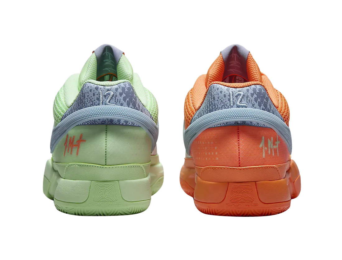 Nike Ja 1 Bright Mandarin Vapor Green 3