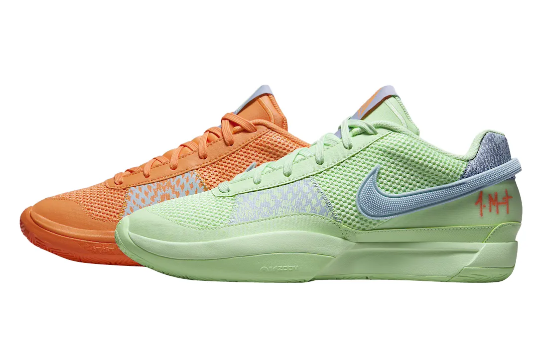 Nike Ja 1 Bright Mandarin Vapor Green green