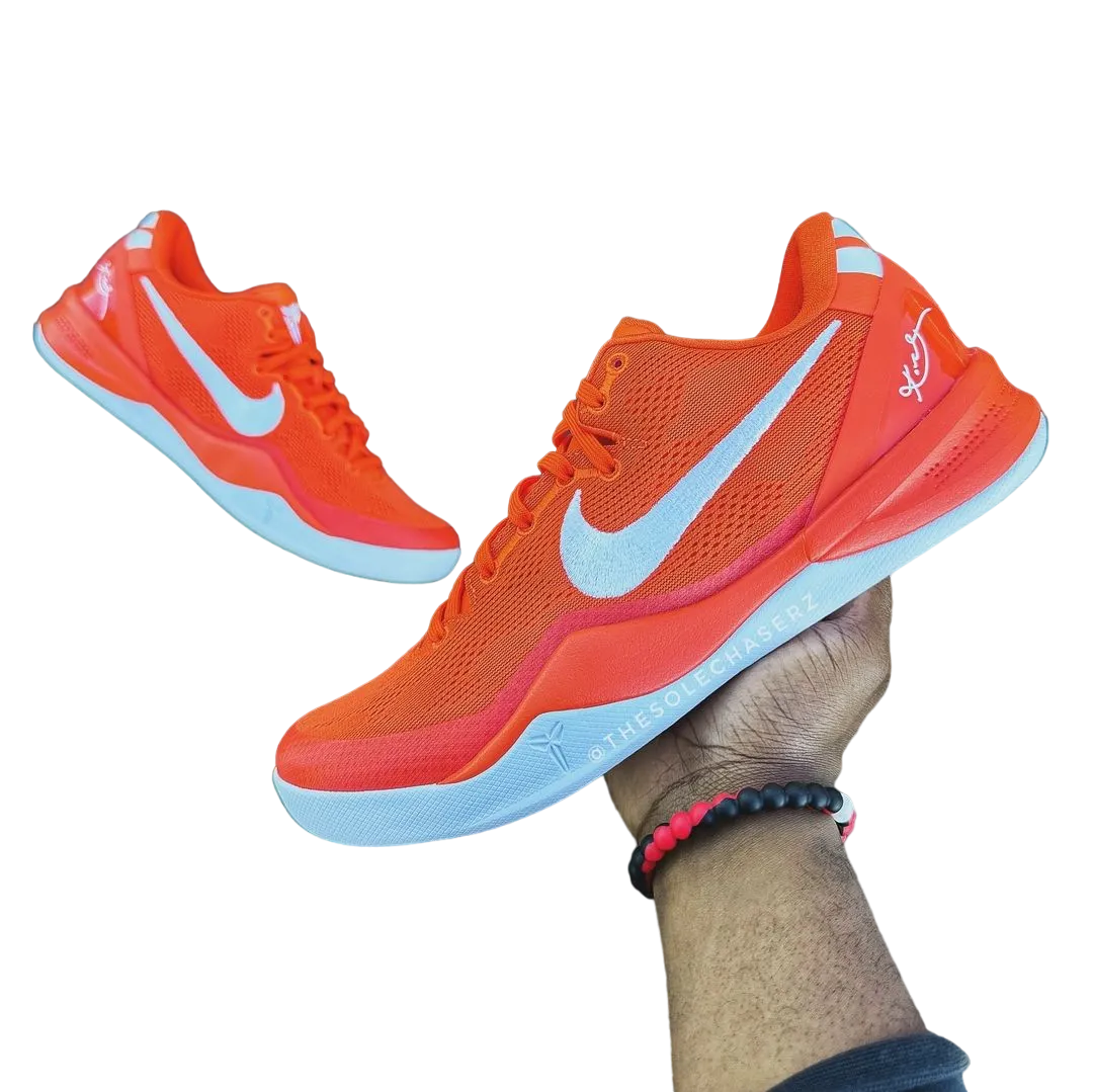 Nike Kobe 8 Protro Orange White 0