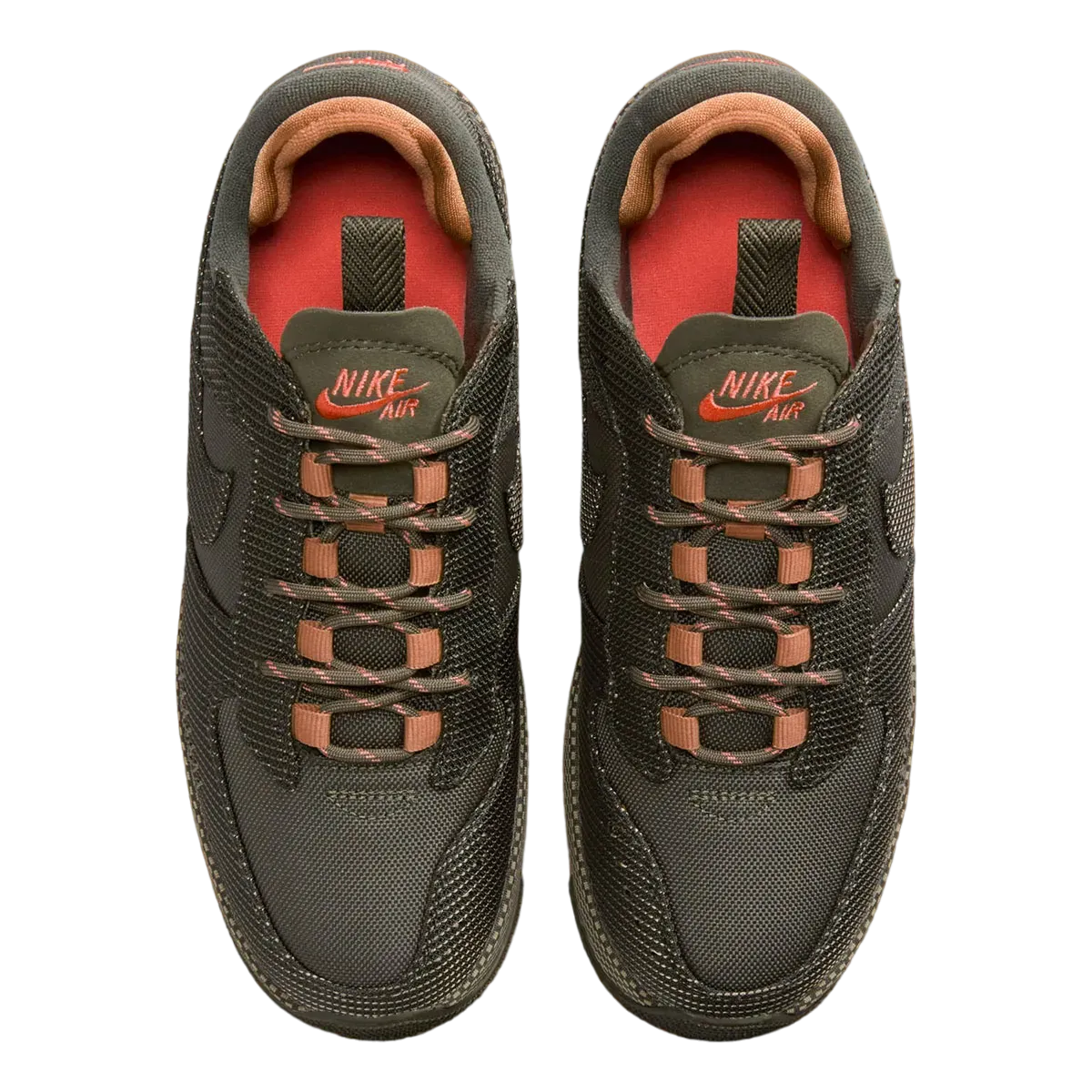 Nike WMNS Air Force 1 Wild Olive Orange 2