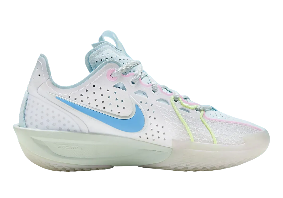 Nike Zoom GT Cut 3 White Aquarius Blue 1