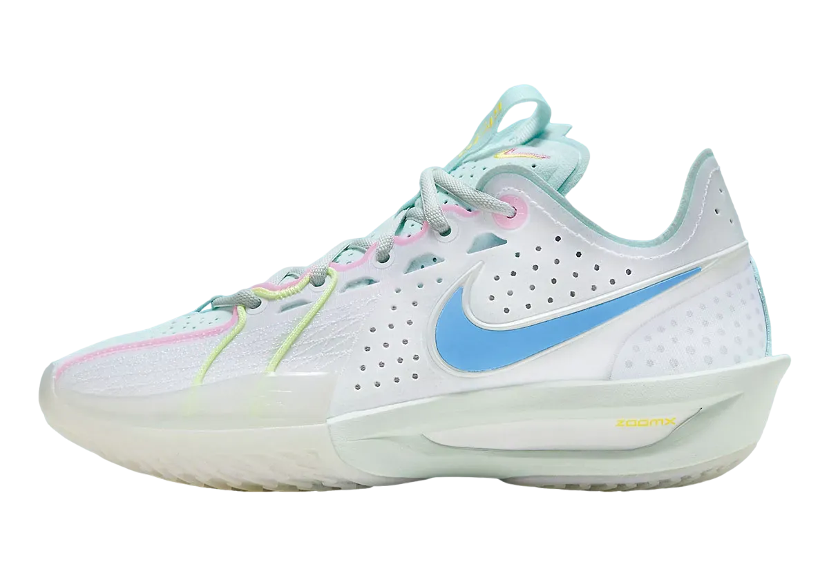 Nike Zoom GT Cut 3 White Aquarius Blue blue