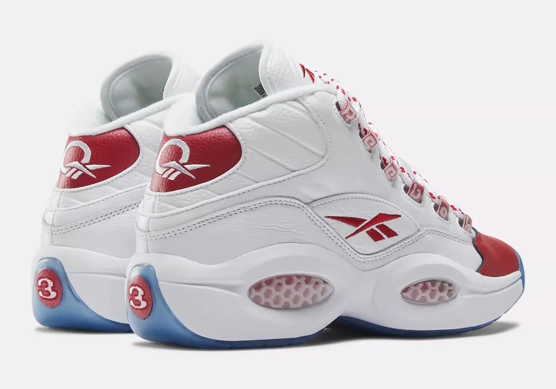 Reebok Question Mid Red Toe 2