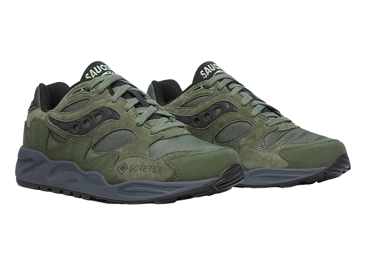 Saucony Grid Shadow 2 Gore Tex Olive 0