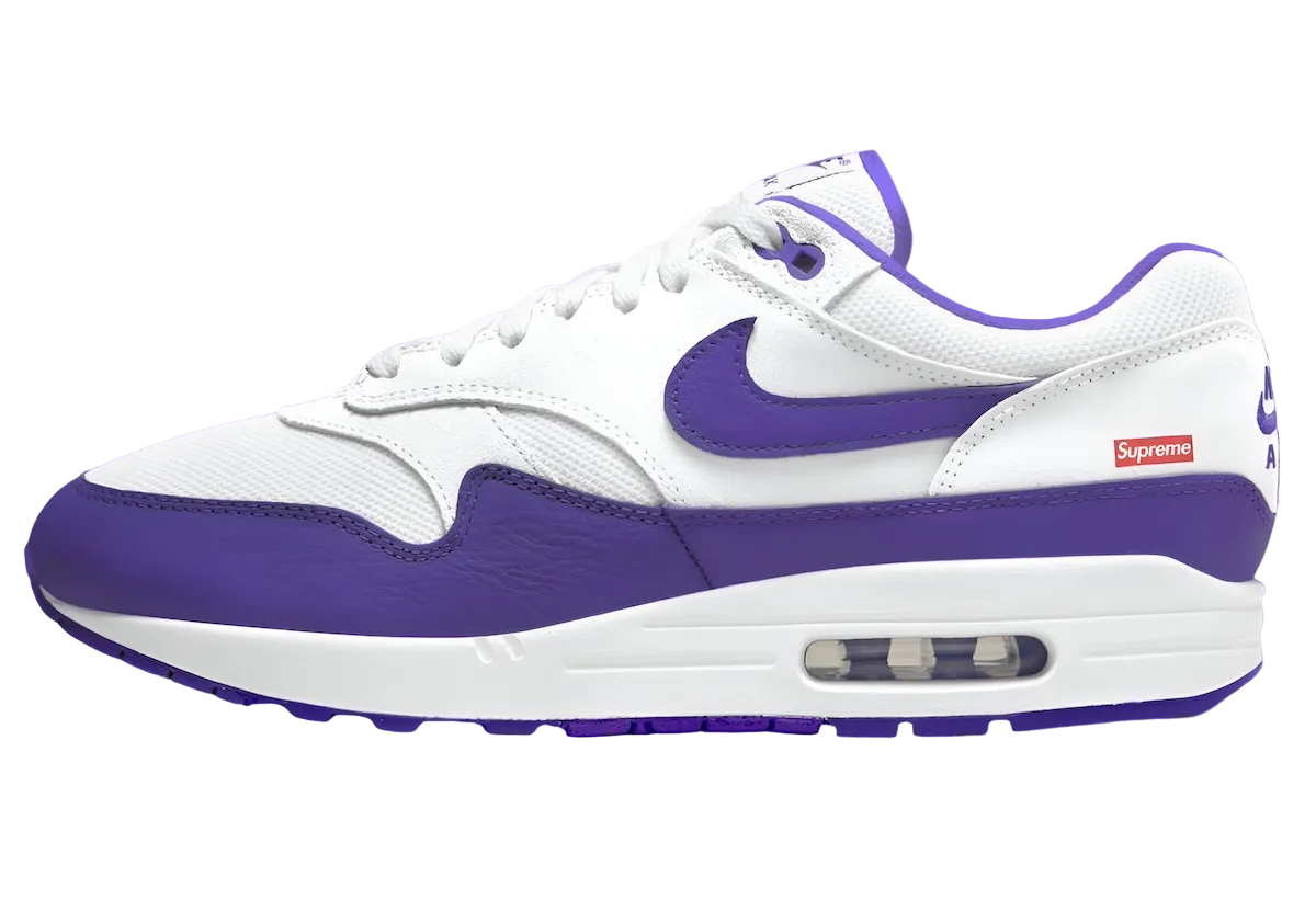 Supreme x Nike Air Max 1 87 Varsity Purple purple