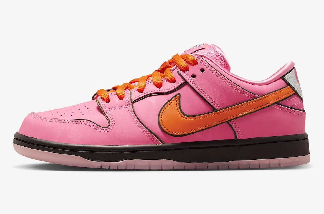 The Powerpuff Girls x Nike SB Dunk Low Blossom blossom