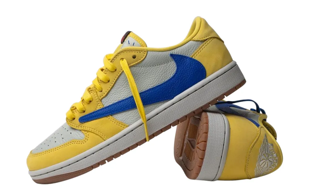 Travis Scott x Air Jordan 1 Low OG WMNS Canary canary