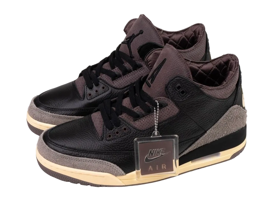 a ma maniere x air jordan 3 wmns black 0