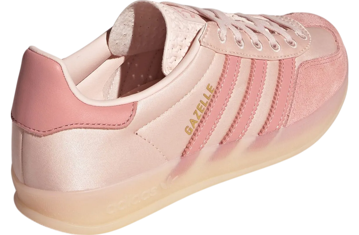 adidas gazelle indoor pink satin suede 2