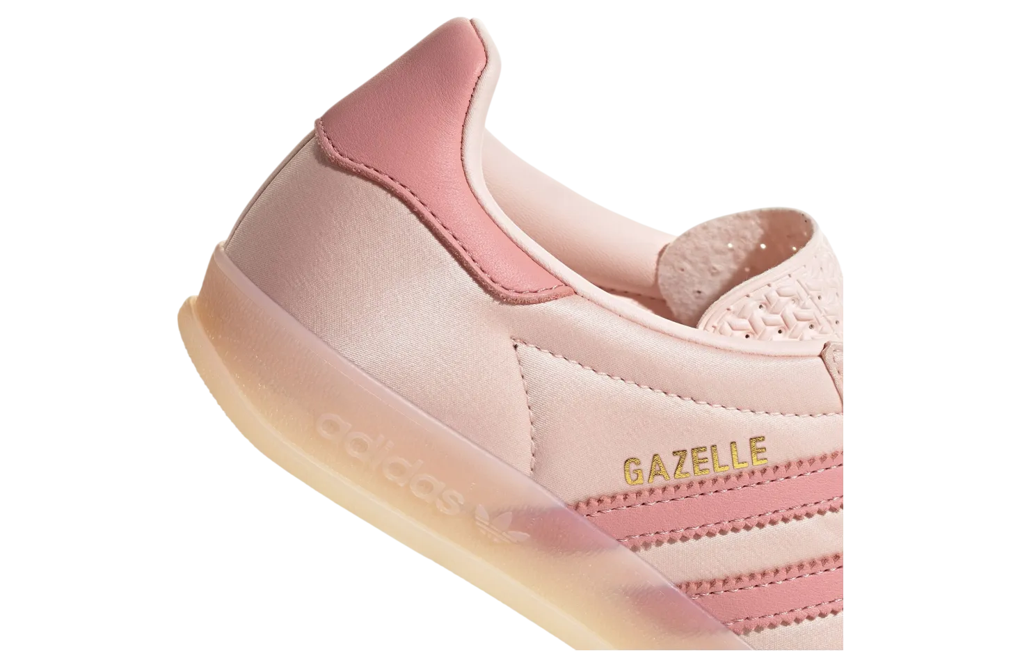 adidas gazelle indoor pink satin suede 5