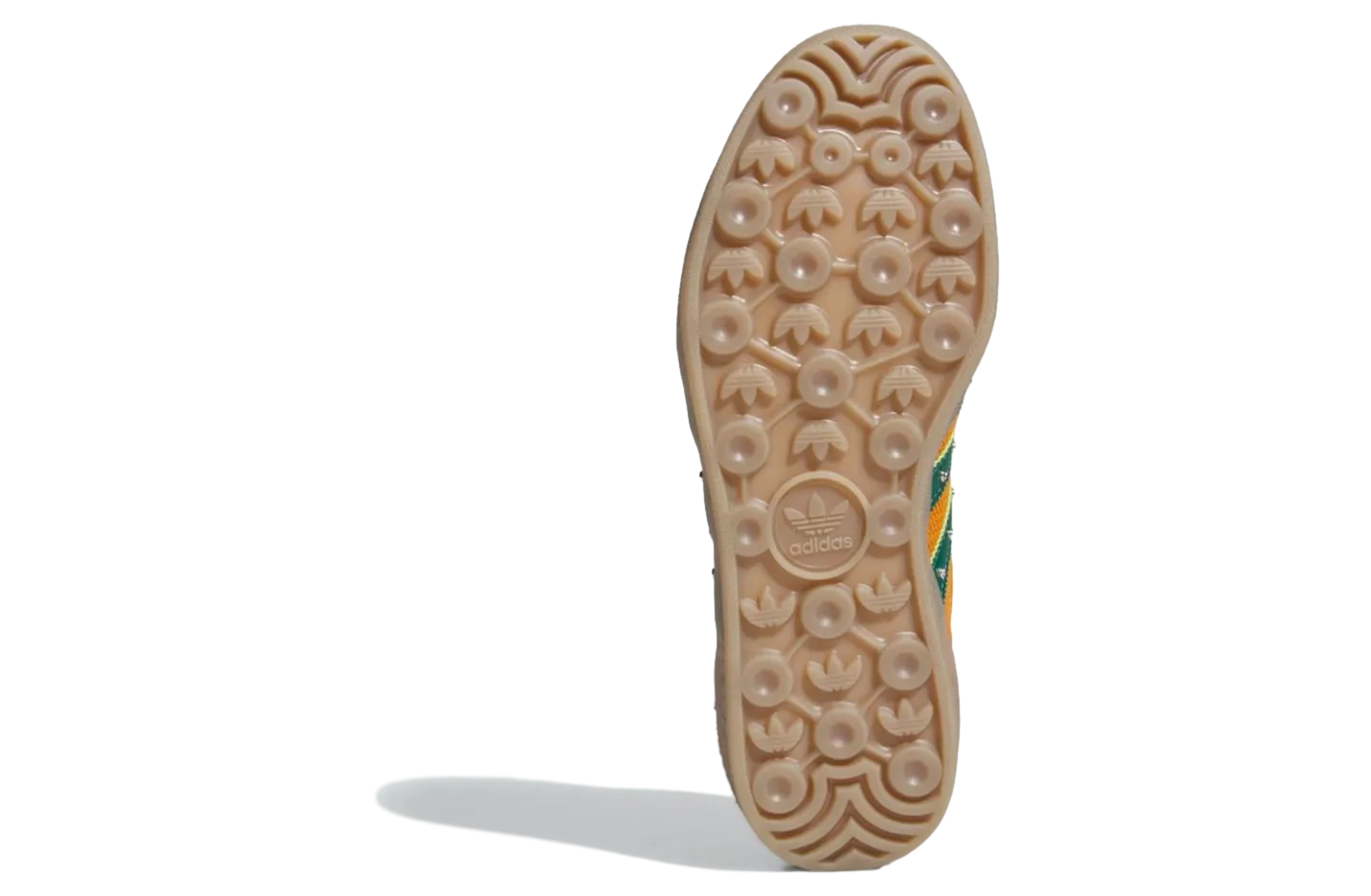 adidas gazelle indoor rust orange core green 5