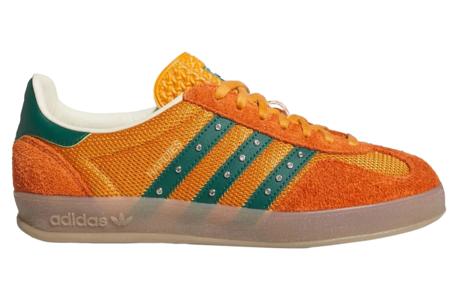 adidas gazelle indoor rust orange core green